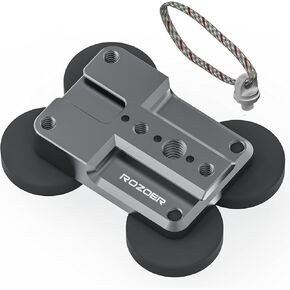 Magnetic Camera Mount Baseplate for Cameras, Action Camera, and Smartphones, Magnetic Car Mount Baseplate and Gym Camera Holder