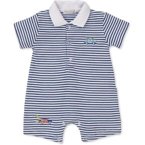 Kissy Kissy Baby Boys Infant Surfing Vans Stripe Short Playsuit
