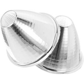 LIFKOME 2Pcs Spotlight Reflector Cup Accessory for LED Flashlight High Brightness Replacement Even Light Distribution for Indoor Reading and Outdoor Camping Use
