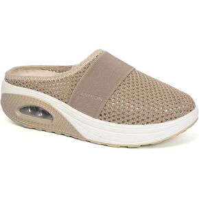 Mules for Women 2025 Summer Closed Toe Cutout Shoe Orthotic Walking Sandals Air Cushion Orthopedic Slip On Shoes Wide Width Clogs Backless Sneakers Dressy Summer Sandals