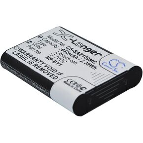 640mAh/3.7V Battery Replacement for Sony Handycam HDR-CX405, HDR-CX440, HDR-CX440 HD, HDR-PJ410, Handycam HDR-PJ440, HD Flash Memory Action Camcord, P/N: NP-BY1