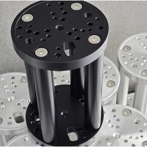Telescope Equatorial Mount, Extension Column TC40 Universal Riser Adapter for EQ3/EQ5/EQ6/GEM45/CEM40 Mounts (Black)