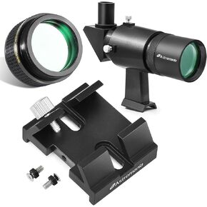 Astromania f/6.3 Reducer Corrector for C Series Telescopes - Bundle with - SC Finder Scope Base&Finder Scope 9x50 Upright Corrected