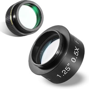 Astromania f/6.3 Reducer Corrector for C Series Telescopes - Bundle with - 1.25" 0.5X Reducer Corrector