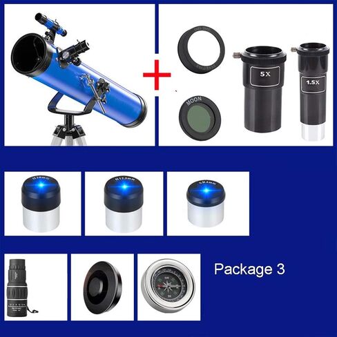Beginner Astronomy Telescope for Kids & Adults with Adjustable Tripod,114mm Large Diameter,PortableAstronomy Telescope G in Saudi Arabia