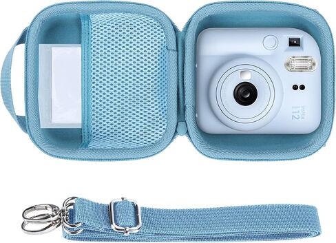 Storage Case Compatible with Fujifilm Mini 12/11 Instant Camera (Pastel Blue Case) in Saudi Arabia