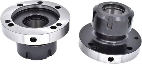 1pcs Collets Chuck 130mm ER40 ER50 Cartridge 125 160mm Flange Four Axis Collet Fixture Chuck for CNC Milling Lathe Machine Tool(ER50-160(7Hole)) in Saudi Arabia