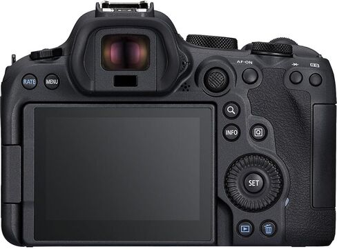 Canon EOS R6 MARK II LIRRORLAND CAMERA مع Canon EF 50MM F/1.8 STM Lens + 64 GB Memory + LED LID + CAMERA CASE + ATAPTER CANON R + MORE (حزمة 25pc) (متجددة) in Kuwait