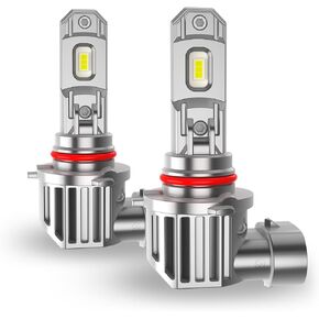9145 H10 LED Fog Light Bulbs,6500K White 9045 9040 9140 led fog light bulbs,3570 Chips 16000 Lumens Non-polarity LED Fog Lights For Trucks,DRL Replacement for Cars,Pack of 2