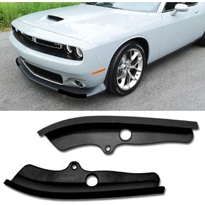 Car Front Bumper Lip Splitter Cover Guard Protector Exterior Decor Accessories Compatible with Dodge Challenger 2015-2022 R/T Scat Pack, 2015-2018 SRT 392, 2019-2022 GT, 2017-2019 T/A, Red