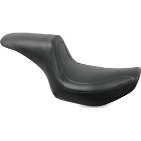Mustang Motorcycle Seats 75445 Fastback One-Piece Seat for Harley-Davidson FXR 1982-'00, Original, Black