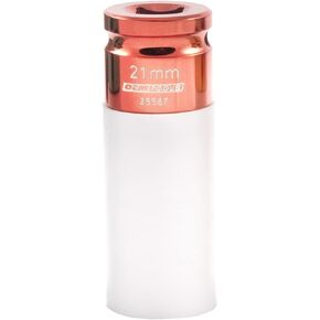 OEMTOOLS 25565 1/2 Inch Drive 17mm Non-Marring Lug Nut Socket, Protects Lug Nuts from Damage, Color-Coded and Clearly Marked Tire Removal Tools, Hex Sockets