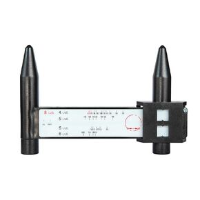 PCD Gauge Measuring Wheel Rim Bolt Pattern Measuring Tool with 4 5 6 8 Lugs Tools Ruler
