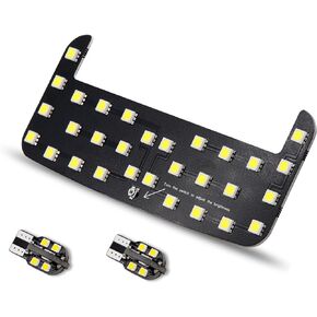 Interior LED Light Kit, 6000K Pure White Light Super Bright Map Lights & Dome Lights, Light Brightness Adjustable Bulb Package for Toyota Tacoma, 4 Runner, FJ Cruiser, Rav 4, Corolla, Prius