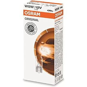 10 x OSRAM W5W ORIGINAL (501) 12V 5W W2,1x9,5d Halogen Car Clear Bulbs 2825