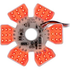 GG Grand General 81777 Blue Light Ultra Thin Air Cleaner Hex 54 LED Dual Function