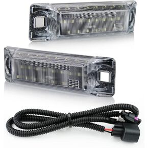 D-Lumina LED Truck Bed Cargo Lights مجموعة مصابيح صندوق السيارة وتسخير الأسلاك لـ Dodge Ram 1500 2016-2018، Ram 1500 Classic 2019-2021، Ram 2500 3500 2016-2021، مدعوم من 18SMD 6000K حزمة بيضاء من 2 in Saudi Arabia