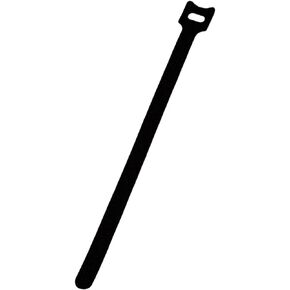 NavePoint 10 Inch Hook and Loop Reusable Strap Cable Cord Wire Ties 100 Pack Black