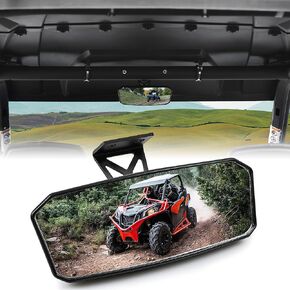 SAUTVS Rearview Mirror for Can-Am Commander Defender Trail, Adjustable Convex Rear View Center Mirror for Can am Commander Defender Maverick Trail Sport 2016-2024 Accessories (Replace #715003638)
