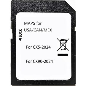 2023 Latest Navigation sd Card Compatible with M***da CX5-2024 CX90-2024