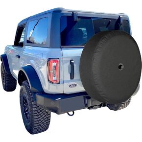 Boomerang® USA - 35" Soft Tire Cover Compatible with Ford Bronco (with Back-up Camera) - (2021-2024) - Wildtrak, Everglades & All Upgraded Models