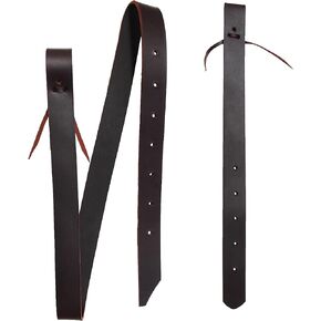 Horse Horse Western Saddle Leather Off Billet & Cinch Strap Set w/Holes 40425