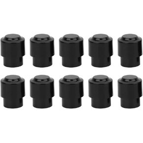 10PCS Electric Guitar Pickup Switch Tip Cap Knob for Telecaster Tele Parts Knob Cap (Black) Playing Accessories