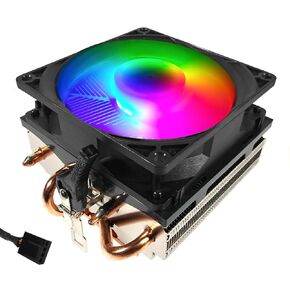 TW-15 RGB LED CPU Cooler with Copper Core Base & Aluminum Heatsink & 4-Pin PWM 92mm Fan with Pre-Applied Thermal Paste for AMD Socket AM5 AM4 FM2 FM1 AM3 AM2 1207 940 939 754