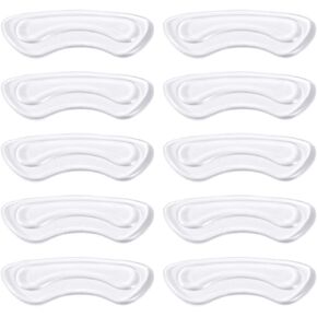 Healifty Heel Protectors Heel Protectors Silicone Heel Protector Heel Liner Heel Cushion Heel Pads for Lady 10pcs Heel Protectors Silicone Heel Protector Silicone Heel Protector
