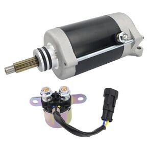 Starter w/Relay for Polaris RZR 900 XP 4 2013-2016, RZR 1000 XP 4 2014-2016, RZR XP Turbo 4 2016, Ranger XP 900 Crew 900 2013-2014, ACE 900 EPS XC 2016-2019, 4014037 4014548 19487