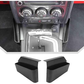 JeCar for Challenger Center Console Storage Tray Gear Shift Organizer Accessories for Dodge Challenger 2009-2014 (2pcs)