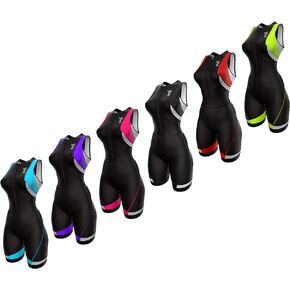 بدلة الترياتلون النسائية من Sparx، بدلة سباق ثلاثية للنساء، بدلة ثلاثية مضغوطة للجري والسباحة وركوب الدراجات in Kuwait