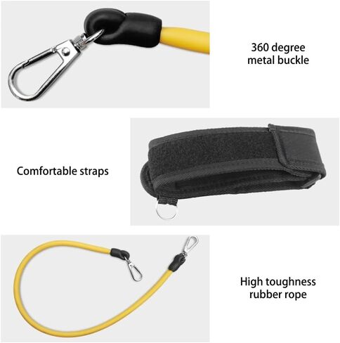MiOYOOW Golf Swing Training Aid, Adjustable Golf Swing Helper Improve Hinge Golf Training Equipment for Forearm Rotation Shoulder Turn in Kuwait