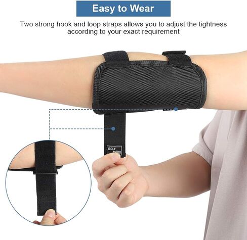 أداة تدريب على أرجوحة الجولف، مدرب مرفق على أرجوحة الجولف بذراع مستقيمة مع إشعارات صوتية TIK-Tok للمبتدئين في لعبة الجولف لتصحيح وضعية الكوع in Kuwait