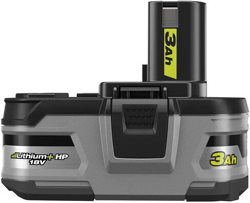 Ryobi P737D 18 فولت واحد + منفاخ ضغط عالي لاسلكي مع مقياس رقمي، بطارية ليثيوم 3.0 أمبير + HP عالية السعة، شاحن 18 فولت، وحقيبة in Kuwait