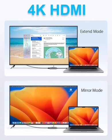 TWOPAN USB-C Hub with 4K HDMI, 4 USB 3.0 Ports, 5Gbps Data Transfer – Ultra-Compact Aluminum Adapter for MacBook, iPad Pro, XPS, Surface, ThinkPad & USB-C Laptops in Saudi Arabia