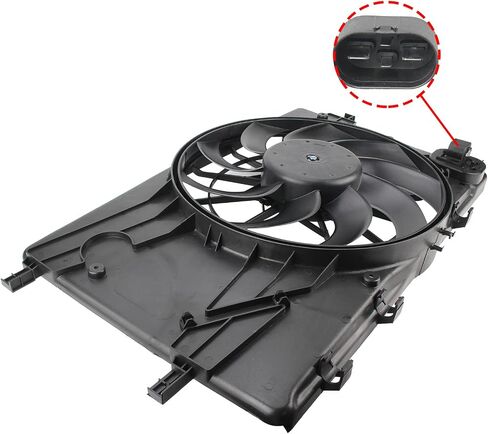AUTOKAY Engine Cooling Fan, Radiator and Condenser Fan for 2011-2016 Cruze 1.4L 1.8L 2.0L 335-55073-010, 620-658,13360890 in Saudi Arabia