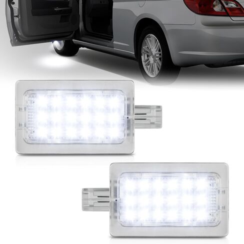 LED Door Courtesy Shadow Light Compatible with Cheysler 300 2005-2020 Puddle Lights for Dodge Charger 2006-2020 in Saudi Arabia
