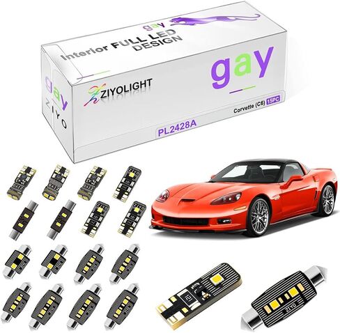 PL2424A - (15 لمبة) مجموعة إضاءة داخلية LED بديلة لسيارة شيفروليه كورفيت C5 1997-2004، ترقية حزمة ملحقات مصابيح إضاءة القبة البيضاء in Saudi Arabia