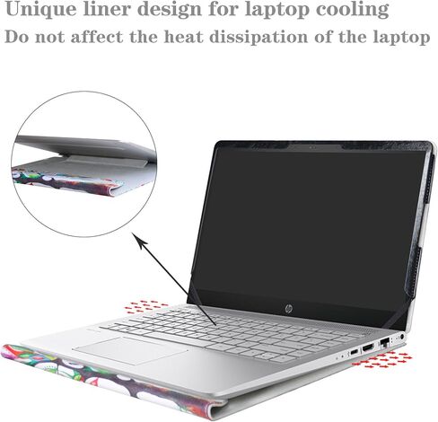 Alapmk Protective Case for 14" HP Pavilion 14 14-bfXXX 14-ceXXX/Pavilion x360 14 14-cdXXXX 14M-cdXXXX 14-dhXXXX Laptop(Not fit Pavilion 14 14-bkXXX 14-bXXX/Pavilion 14 x360 14-baXXX),Love Tree in Saudi Arabia