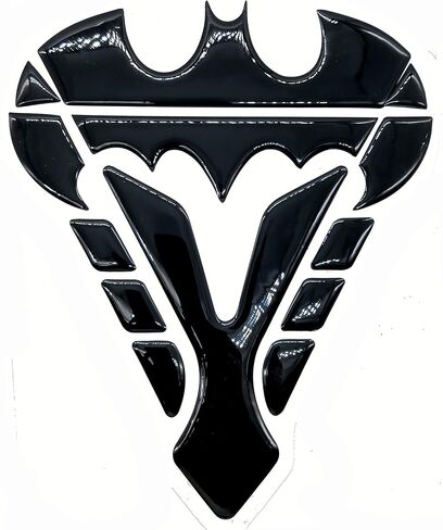 ملصق عالمي بنمط الخفافيش الأسود بالكامل لخزان الوقود الغازي وسادة حماية لـ GSXR CBR Ninja YZF in Kuwait