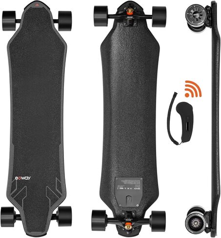 X1 Max Electric Skateboard with Remote, 28 Mph Top Speed & 18 Miles Range, 440 LBS Max Load, Stealth Deck Design, IP55 Waterproof, Electric Longboard for Adults ＆Teens Beginners in Kuwait