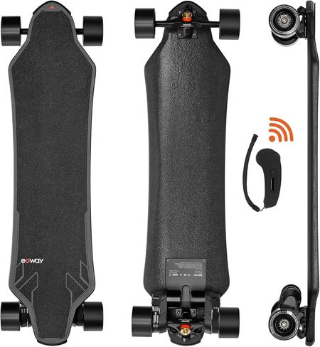 X1 Max Electric Skateboard with Remote, 28 Mph Top Speed & 18 Miles Range, 440 LBS Max Load, Stealth Deck Design, IP55 Waterproof, Electric Longboard for Adults ＆Teens Beginners in Saudi Arabia