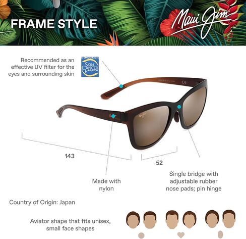 Maui Jim Women's Anuenue Polarized Classic Sunglasses in Saudi Arabia