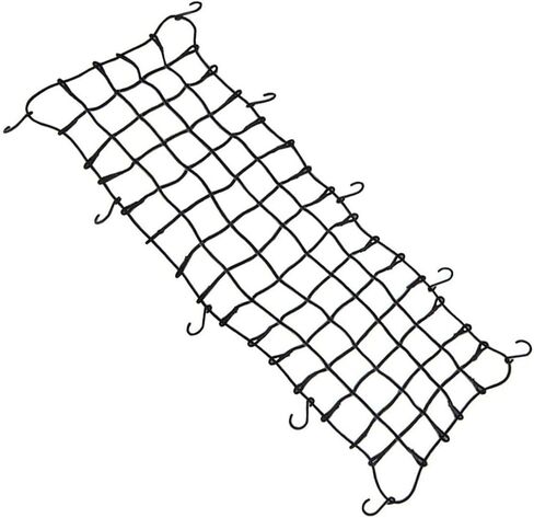 19.6" x 59" Bungee Cargo Net - Stretches to 35" x 78" Cargo Nets with 10 Adjustable Metal Hooks,7mm Cords by Big Ant in Saudi Arabia