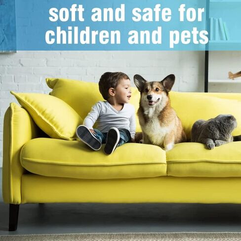 Sofa Slipcover Tuck Grips, Thicker Slipcover Grips for Sofa, Sofa Cover Stays, Keep Couch Cover from Sliding, fit Most Sofas Armchairs Recliner, Black in Saudi Arabia
