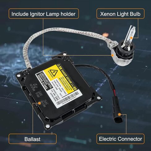ES350 زينون HID وحدة التحكم في الصابورة الأمامية مع وحدة لمبة الشاعل D4S المتوافقة مع لكزس IS250، LS460، GS350، تويوتا بريوس، أفالون، سولارا، فينزا استبدال KDLT003 DDLT003 85967-52020 in Kuwait