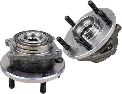 513263 Front Wheel Bearing Hub Assembly 5 Lug Replacement for Chrysler 200 2011-2014, Chrysler Sebring Cirrus 2007-2010, Dodge Avenger 2008-14, Dodge Caliber 2009 Hub Bearing Assembly w/ABS in Kuwait