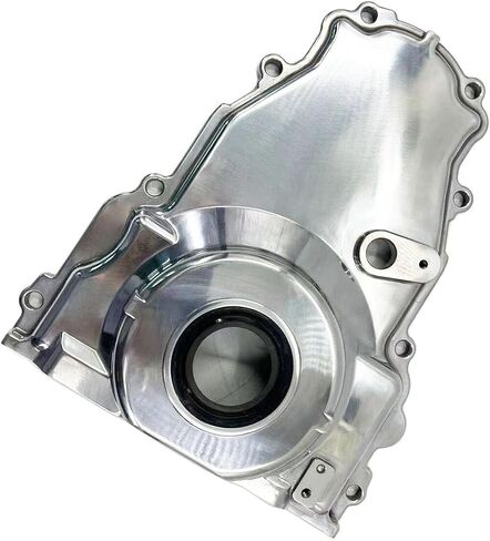 غطاء توقيت GM LS لسيارة Chevy LS2 وLS3 مع منفذ مستشعر الكاميرا (مصقول) in Saudi Arabia