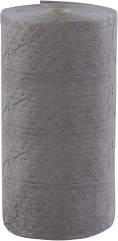 ESP 1MBGRB Polypropylene Heavy Weight Meltblown Maintenance Universal Absorbent Bonded Roll, 150' Length x 30" Width, Gray in Saudi Arabia